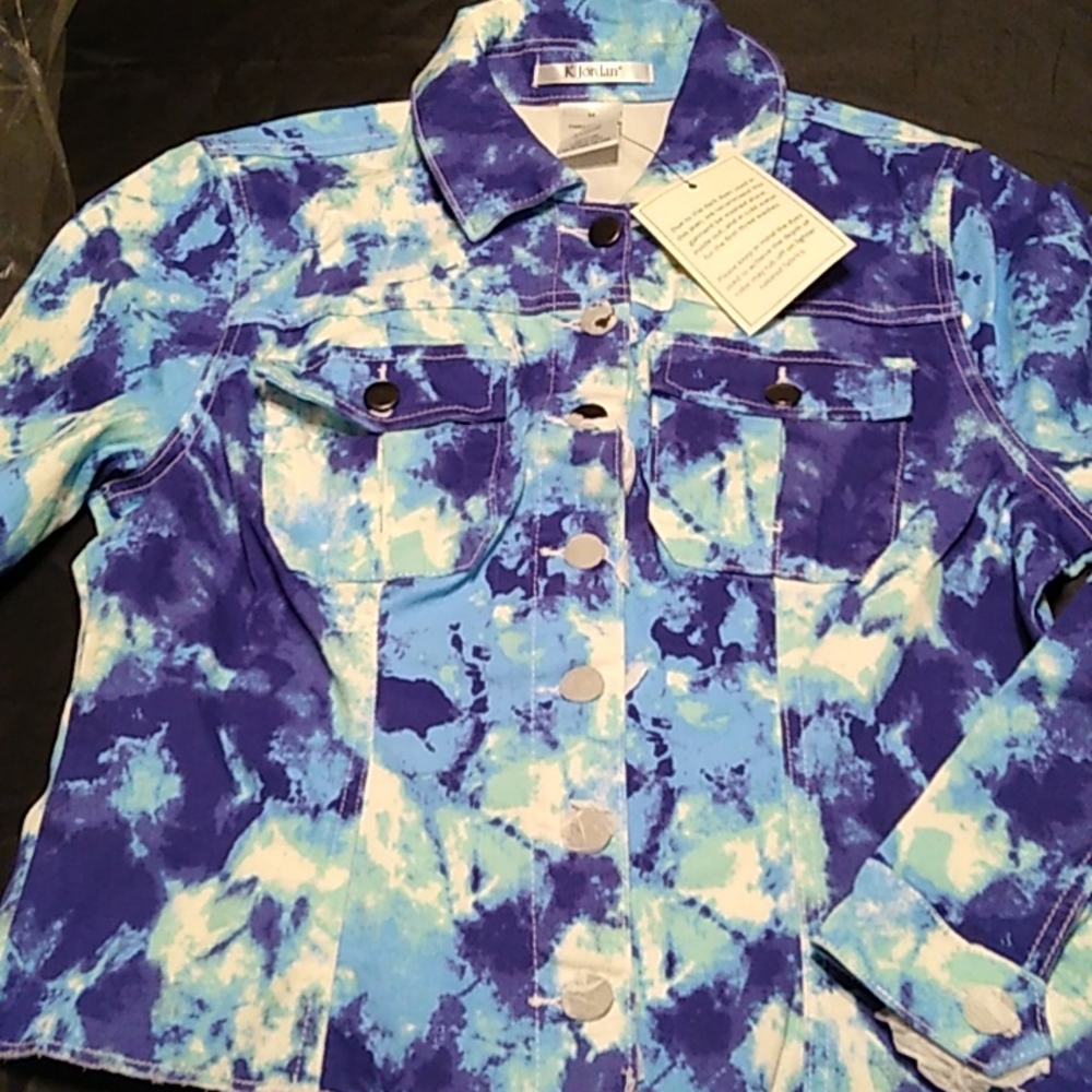 K JORDAN JEAN JACKET NEW